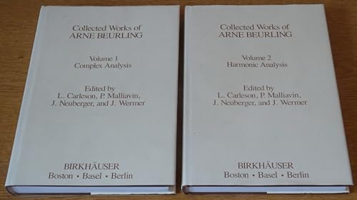 Collected Works of Arne Beurling (Contemporary Mathematicians) (2 Volume Set) (9780817634124) by P. Malliavin L. Carleson