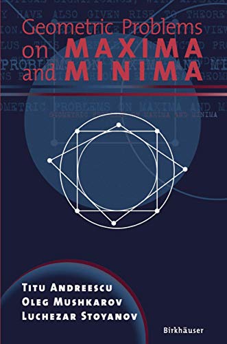 Imagen de archivo de Geometric Problems on Maxima and Minima a la venta por Bill's Books