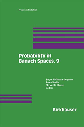 Stock image for Probability in Banach Spaces, 9 (Progress in Probability, 35) for sale by HPB-Red