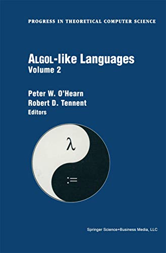 9780817639372: Algol-like Languages (Progress in Theoretical Computer Science)