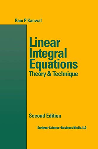 Stock image for Linear Integral Equations. Theory & Technique. for sale by Gast & Hoyer GmbH