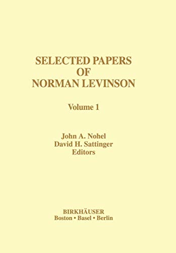 Stock image for Selected Works of Norman Levinson (Contemporary Mathematicians) for sale by Revaluation Books