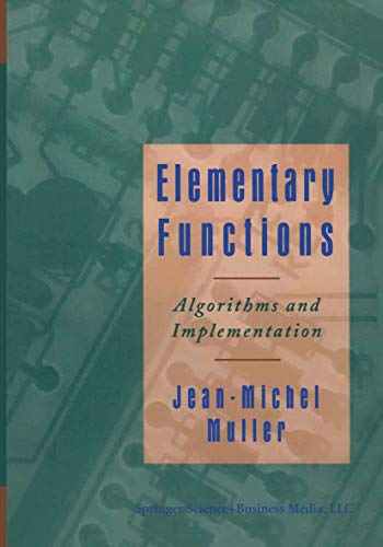 9780817639907: Elementary Functions: Algorithms and Implementations