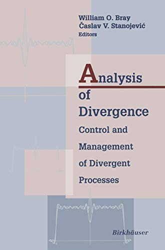Imagen de archivo de Analysis of Divergence : Control and Management of Divergent Processes a la venta por Better World Books