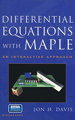 Imagen de archivo de Differential Equations with Maple: An Interactive Approach a la venta por SecondSale