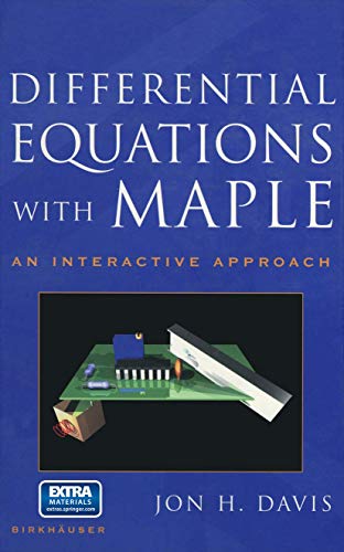 Stock image for Differential Equations with Maple: An Interactive Approach for sale by SecondSale