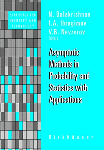 Stock image for Asymptotic Methods In Probability And Statistics With Applications (Hb) for sale by Basi6 International