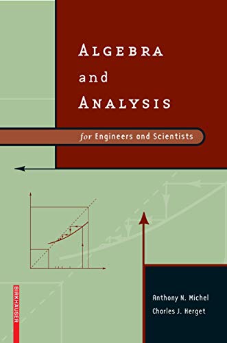 Stock image for Algebra and Analysis for Engineers and Scientists for sale by HPB-Red