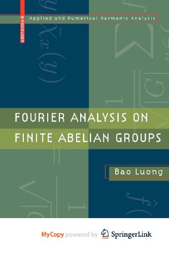 9780817649173: Fourier Analysis on Finite Abelian Groups