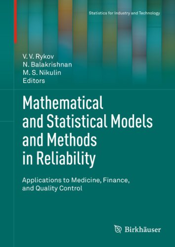 Stock image for Mathematical and Statistical Models and Methods in Reliability. Applications to Medicine, Fincance, and Quality Control. for sale by Antiquariat im Hufelandhaus GmbH  vormals Lange & Springer