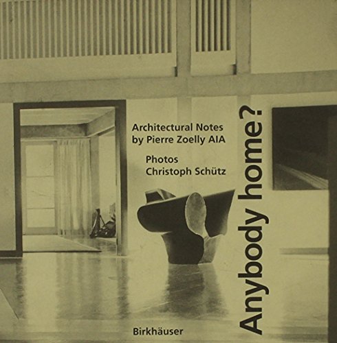 9780817651640: Anybody Home?: Architectural Notes