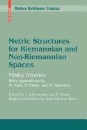 9780817671440: Metric Structures for Riemannian and Non-Riemannian Spaces