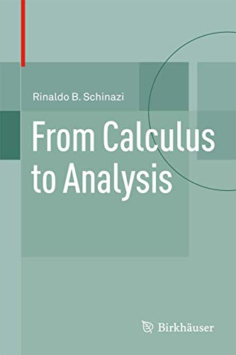 Imagen de archivo de From Calculus to Analysis a la venta por Bill's Books