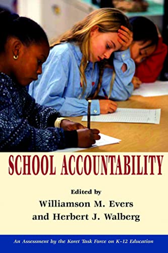 Imagen de archivo de School Accountability (Hoover Institution Press Publication) a la venta por More Than Words