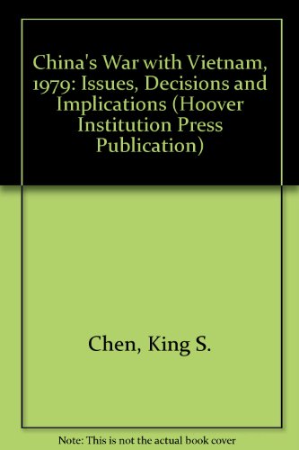 9780817985714: China's War With Vietnam, 1979: Issues, Decisions, and Implications