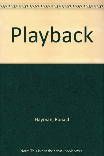 Imagen de archivo de Playback a la venta por Better World Books