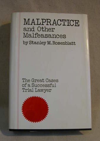 Stock image for Malpractice and other malfeasances for sale by GoldBooks