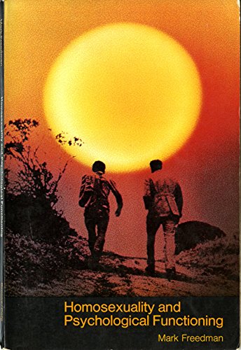Beispielbild fr Homosexuality and psychological functioning (Contemporary psychology series) zum Verkauf von Books From California
