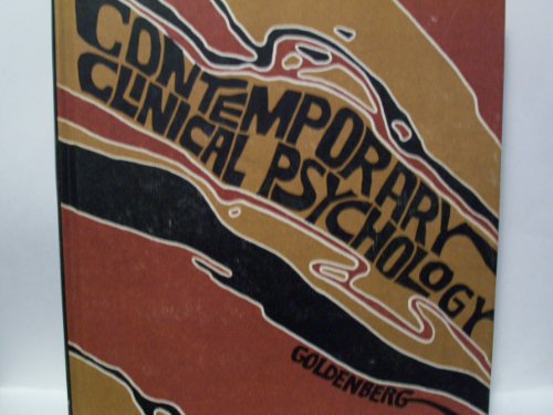 Stock image for Contemporary clinical psychology for sale by Irish Booksellers