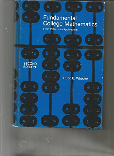 Imagen de archivo de Fundamental college mathematics: From patterns to applications (Contemporary undergraduate mathematics series) a la venta por ThriftBooks-Atlanta