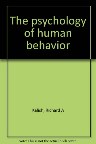 Imagen de archivo de The psychology of human behavior a la venta por ThriftBooks-Atlanta