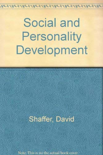 9780818502897: Social and Personality Development