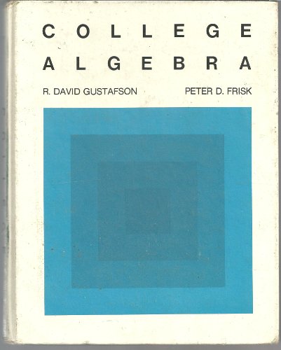 Stock image for COLLEGE ALGEBRA for sale by SUNSET BOOKS