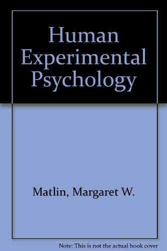 9780818503306: Human experimental psychology