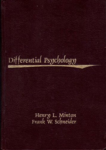 Differential psychology (9780818503535) by Minton, Henry L