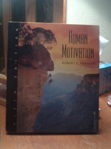 Imagen de archivo de Human Motivation a la venta por Better World Books