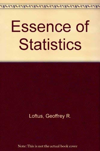 Beispielbild fr Essence of Statistics zum Verkauf von Better World Books