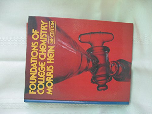 Beispielbild fr Foundations of college chemistry (The Brooks/Cole series in chemistry) zum Verkauf von Wonder Book