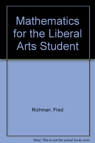 9780818543005: Mathematics for the Liberal Arts Student