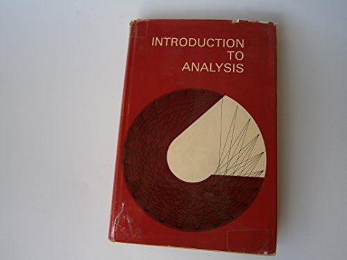 Stock image for Introduction to Analysis for sale by Better World Books: West