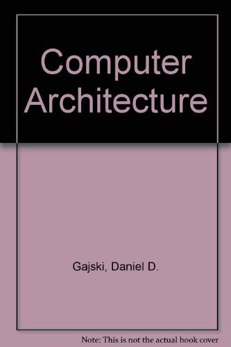 Stock image for Tutorial: Computer Architecture for sale by K & L KICKIN'  BOOKS