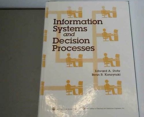 Imagen de archivo de Information Systems and Decision Processes a la venta por NEPO UG