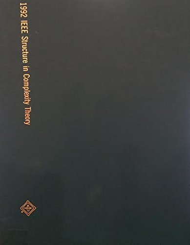 9780818629570: Proceedings of the seventh annual Structure in Complexity Theory Conference: ... 1992 ... Boston, Massachusetts