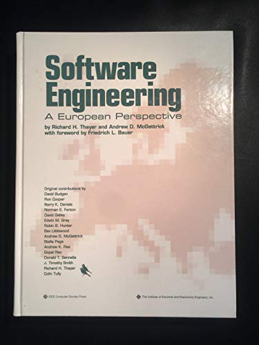9780818691171: Software Engineering: A European Perspective (IEEE computer society press tutorial)