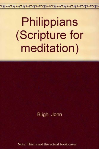 Imagen de archivo de Scripture for Meditation: Philippians a la venta por G3 Books