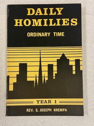 Beispielbild fr Daily Homilies: Daily and Seasonal Homilies, Year 1 zum Verkauf von ThriftBooks-Atlanta