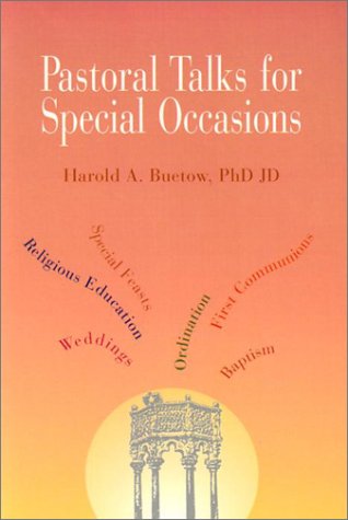 Beispielbild fr Pastoral Talks for Special Occasions zum Verkauf von WorldofBooks