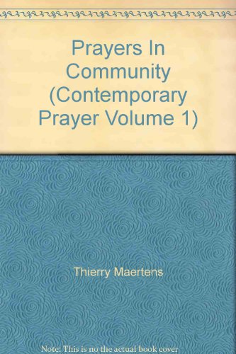9780819004468: Title: Prayers In Community Contemporary Prayer Volume 1