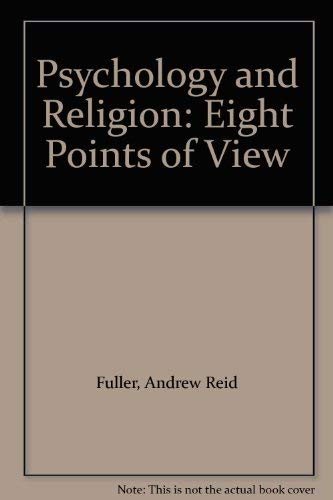 Beispielbild fr Psychology and Religion: Eight Points of View zum Verkauf von Powell's Bookstores Chicago, ABAA