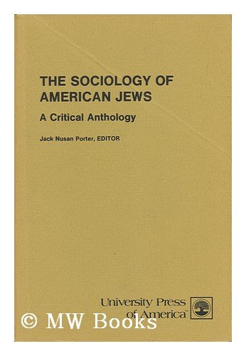9780819105127: Sociology of American Jews