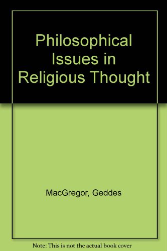 Beispielbild fr Philosophical Issues in Religious Thought zum Verkauf von Better World Books