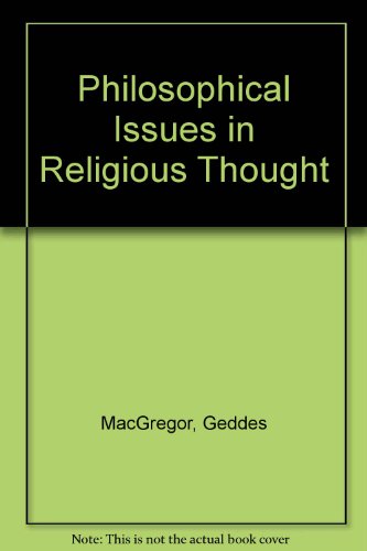 Stock image for Philosophical Issues in Religious Thought for sale by HPB-Red