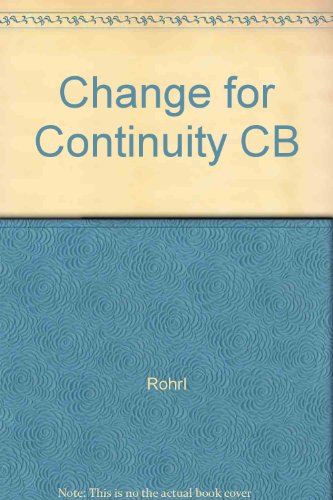 9780819115393: Change for Continuity CB