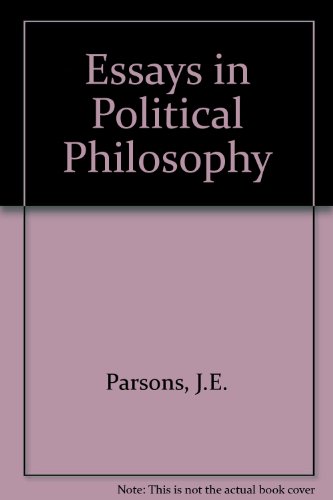 9780819121899: Essays in Political Philosophy