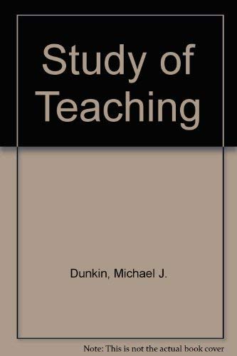 9780819122599: Study of Teaching