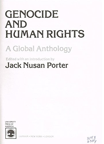 Imagen de archivo de Genocide and Human Rights : A Global Anthology a la venta por Better World Books
